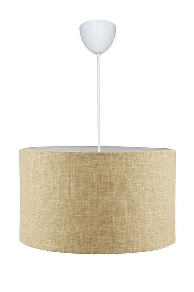 EvLight 38 cm Cylinder Pendant Lamp / Kumbeige
