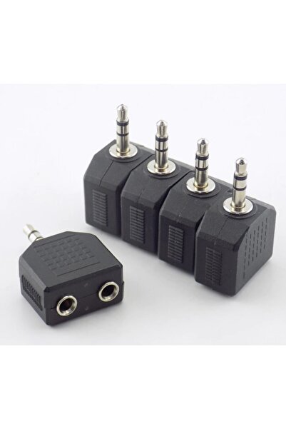 ATA ELEKTRONİK 5 Adet 2li Stereo Çoklayıcı Aux Çoklayıcı Erkek Stereo 2 Dişi ...