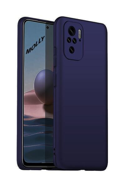 Molly Xiaomi Redmi Note 10s Uyumlu Lacivert Guardian Silikon Kılıf.