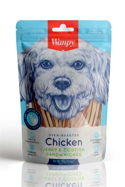Wanpy Tavuklu&morina Balıklı 100 gr Köpek Ödül