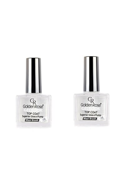 Golden Rose Gel Look Top Coat Superior Gloss & Plump Maxi Brush 10.5ml 2’li