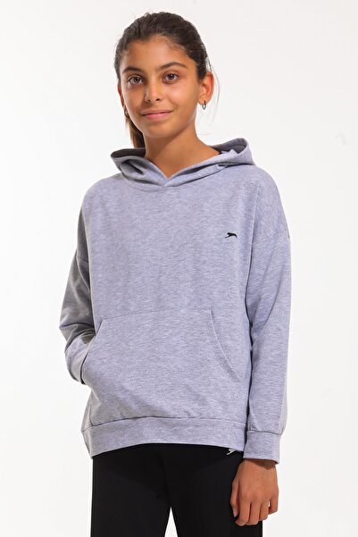 Slazenger Суичър за момиче Dee Сив