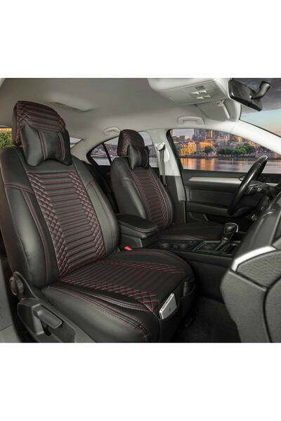 Stil مجموعة غطاء مقعد السيارة الأمامي/الخلفي من الجلد الفاخر لسيارة Opel Astr...
