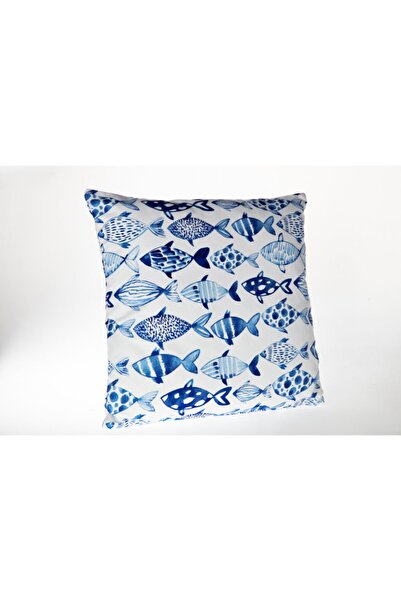 Doqu Home Алачаті Чохол для подушки 45 x 45 см - Синій