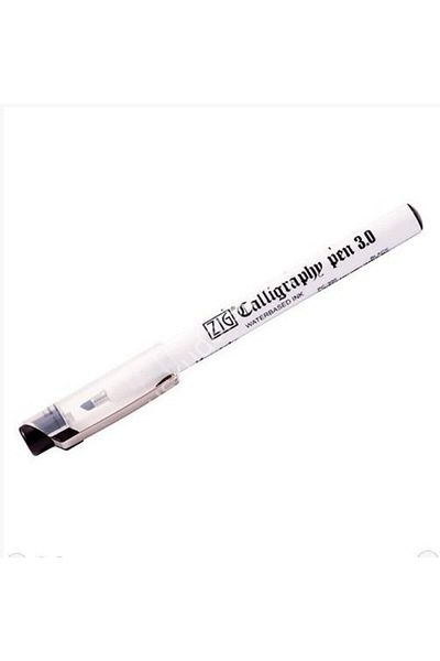 Zig Calligraphy Pen Side Cut Calligraphy Pen 3.0 Mm Black
