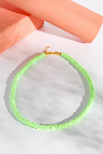 Artikel الضوء الأخضر فيمو الخرز قلادة، قلادة المختنق