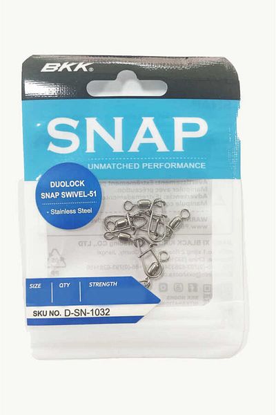 BKK Duolock Snap Swivel-51 Clip Swivel