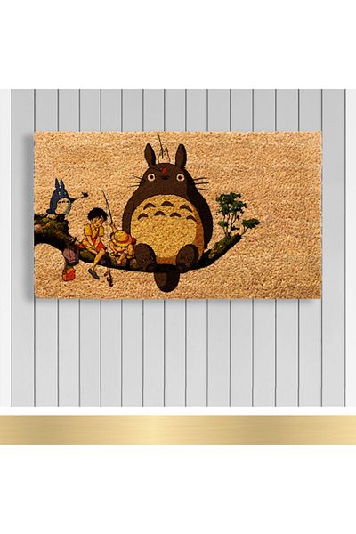 Paspashello , Design Koko Door Mat / PVC Base / Model; My Neighbor Totoro