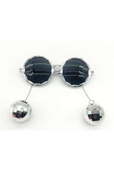 Parti Dünyası Disco Topları Gümüş Renkli Parti Gözlüğü