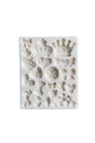 PASTRY PLANET Taç Figürleri Şeker Hamuru Silikon Kalıp