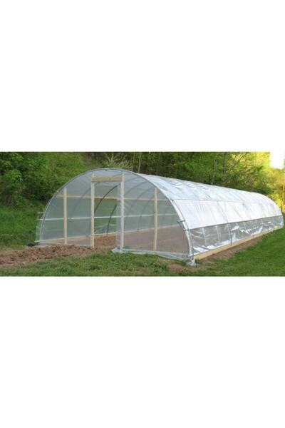 Sepaş 3 X 6 m Naylon Branda Şeffaf Sera Naylonu Kalın Sera Örtüsü 200 Micron