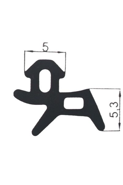 MYG Group 40 Meters Pimapen Door Window Wick Gasket Black Color Pimapen Gasket