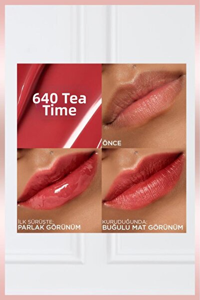 L'Oreal Paris Hyaluron Lip Tint Lip Gloss - 640 Tea Time