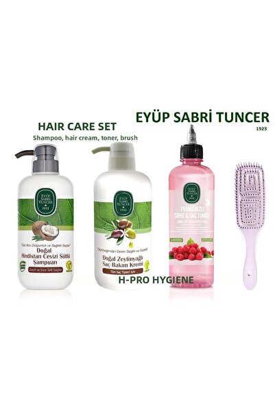 Eyüp Sabri Tuncer H-Pro Hygiene Hair Care, Coconut Milk Shampoo, Conditioner,...