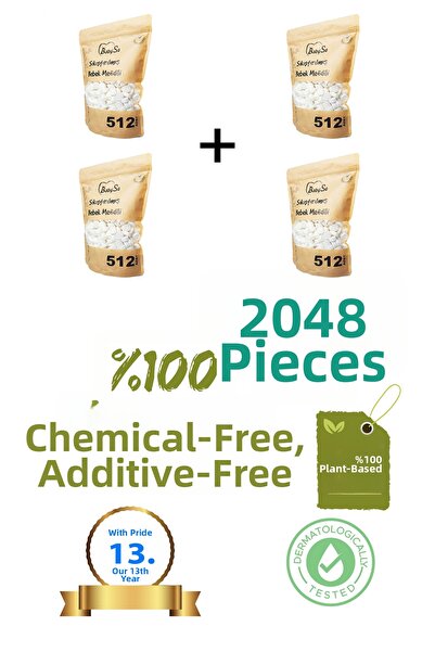 BABYSO Pack of 2048 Compressed Baby Wipes