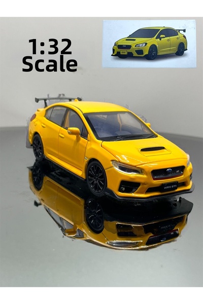 SCOWETTO نموذج سيارة معدني سوبارو WRX STI بمقياس 1:32 - الأبواب قابلة للفتح، ...