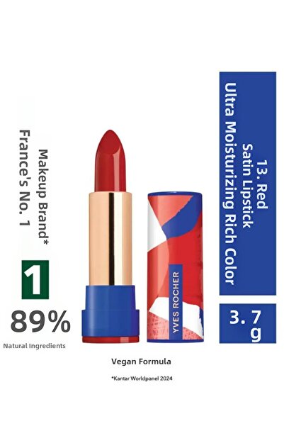 Yves Rocher Ultra Moisturizing Satin Finish Intense Color Stick Lipstick Came...