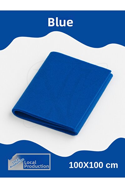 Mode Cool Blue Felt Fabric Suitable for Handicrafts and Gift Giving – 160 Gr ...