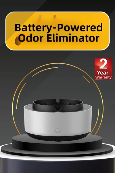 shopwave Ash Tray Air Purifier Vehicle Smart Ashtray Smoke Cleaner