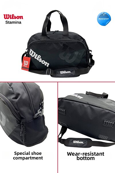 Wilson Black Sports Bag - Color Travel Bag