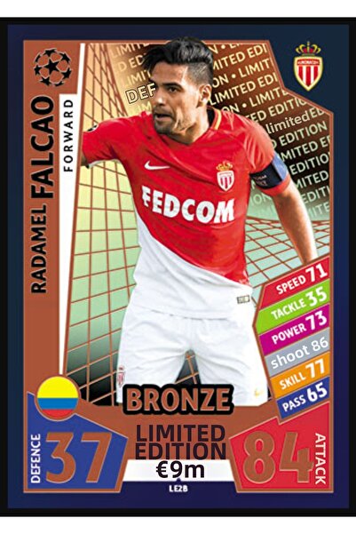 Topps Champions League 2017-2108 Radamel Falcao Bronze Limited Edition