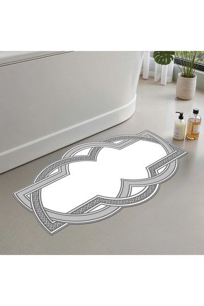 Monnhein Bath Mat, Soft Bathroom Rug, Non-Slip Dot Backing, Washable - 60X100