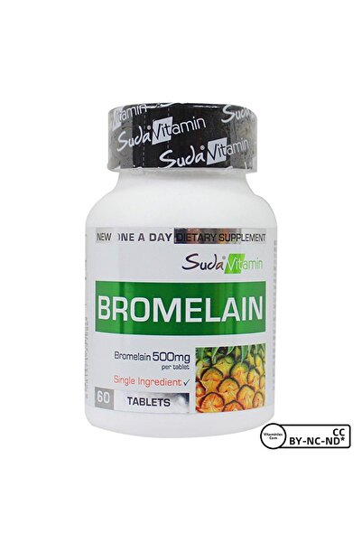 Bigjoy Sports فيتامين بروميلين في الماء - 60 قرصًا