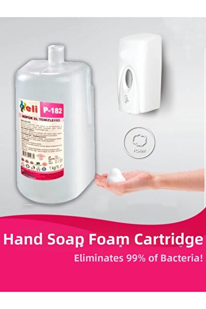 Eli P 182 Foam Soap Hand Sanitizer Refill Cartridge 1 Lt