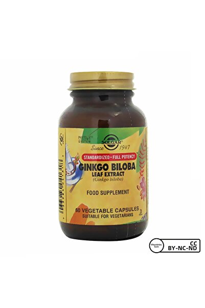Solgar Ginkgo Biloba Leaf Extract 60 Capsules