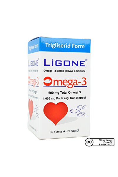 Ligone كبسولات أوميجا 3 60 - نمط مخفوق مريح