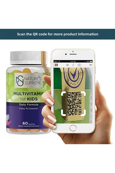 Nature's Supreme Gummies Multivitamin for Kids 60 Chewable Forms
