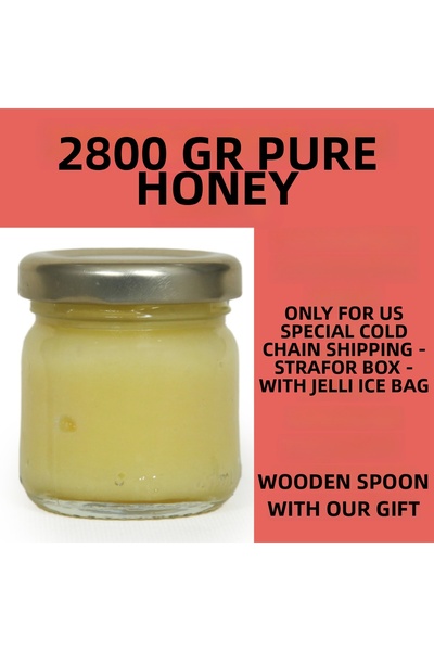 APİMED صفقة رائعة – غذاء ملكات النحل النقي 2800 جرام في علبة ستايروفوم، شحن ب...