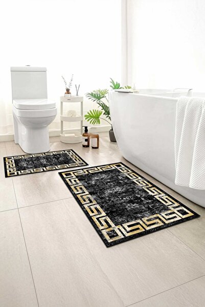 Monnhein 2 buc Covoraș de baie, covor moale de baie, cu bază anti-alunecare, ...