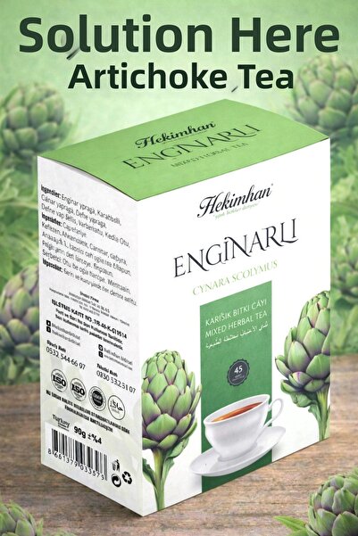 Hekimhan شاي أعشاب مختلطة بالنجينار (45 كيسًا)