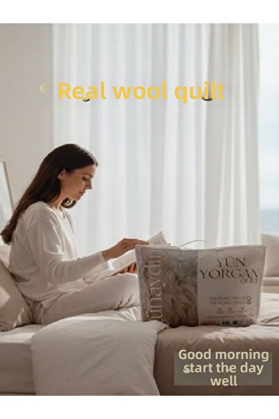 YÜNTEKS Wool Quilt, Good Morning Wool Quilt, Organic, Wool Quilt, 1St Quality...