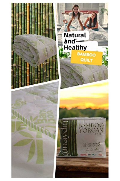 YÜNTEKS Bamboo Quilt, Good Morning Bamboo Quilt, Anti-Allergic, Breathable Te...