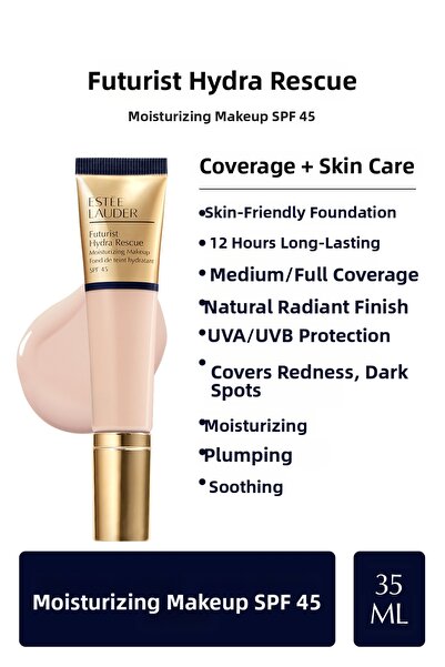Estee Lauder Футуристик Хидра Ресюйс Фондешън SPF 45, 35 мл-2C3 ФРЕСКО