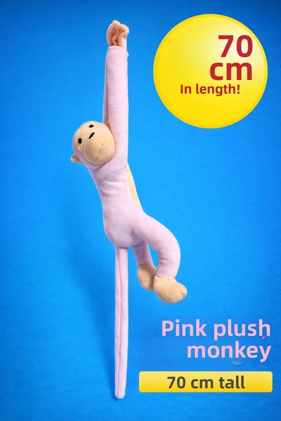 İB GLOBAL Hands Clasping Game and Sleeping Companion Plush Monkey Toy Hugging...