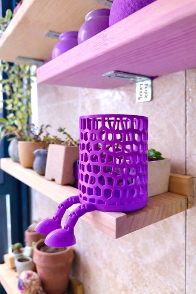 Vescarri Flexible Foot Design Desktop Pen Holder & Mini Box – Fun Office Acce...