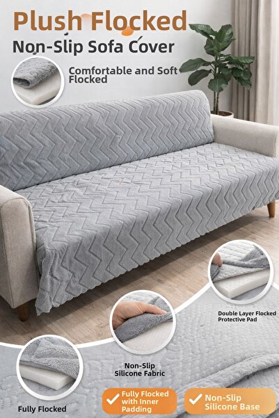 Faiend Soft Welsoft 3-Seater Sofa Cover Sofa Wrap and 170X200