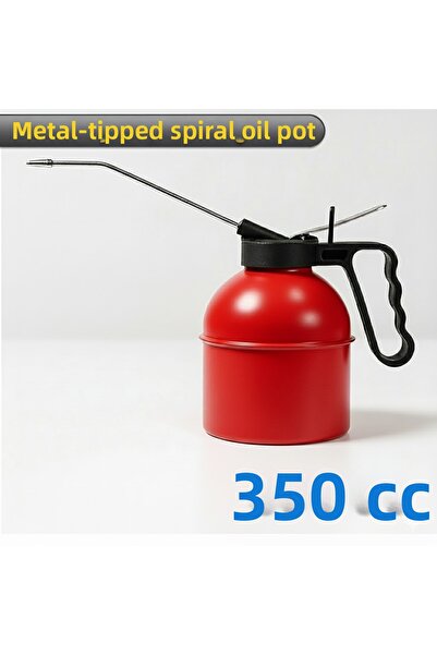 Toptancı Amca 350 Cc Car Machine Workshop Oil Pot Spiral Metal Body Oil Pot w...