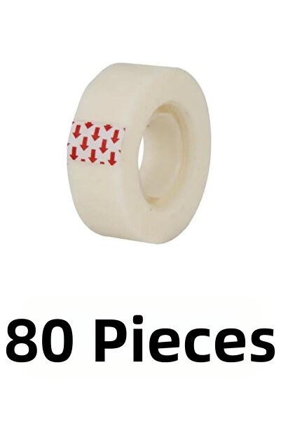KRAF 80 bucăți bandă invizibilă 19 mm x 33 m bandă de urmărire