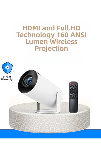 Twin Store Home Type Projection with Wireless and Wired Connection Options