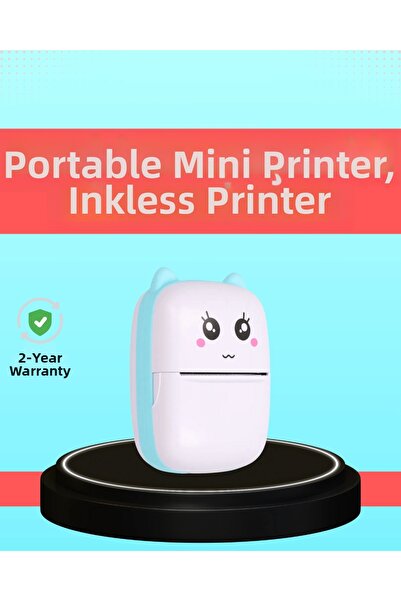 Nemere طابعة صغيرة حراري متصلة بالبلوتوث للطلاب والمكاتب