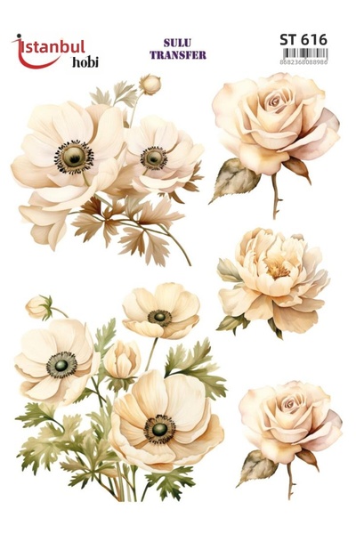 İstanbul Hobi Water Transfer Paper 25X35Cm St-616