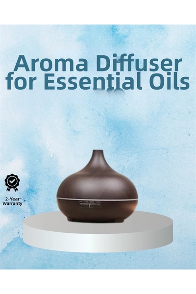 Epilons Quiet Running Aromatherapy Diffuser - 4 Timer Settings, 7 Color Light...