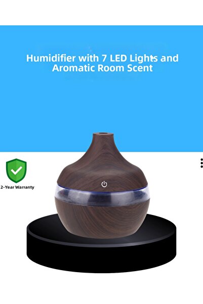 Epilons آلة بخار عطرية مع 7 ألوان من أضواء LED المهدئة