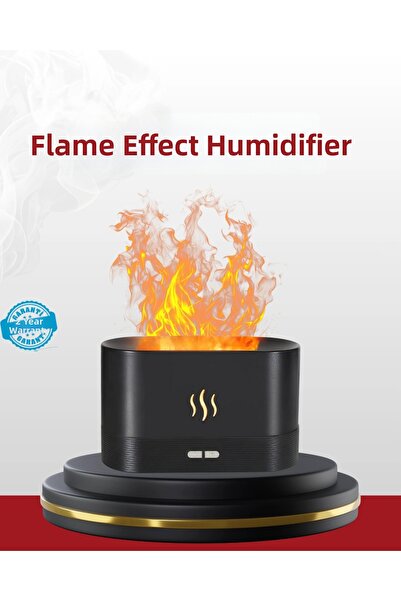 Epilons Led Lighted Steam Machine Flame Effect Remote Controlled Room Humidifier