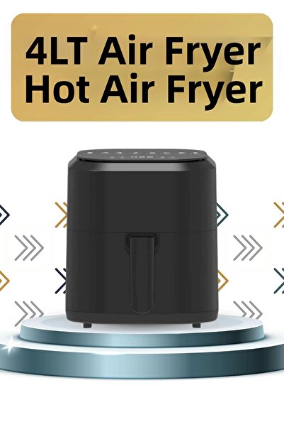 Epilons 4l air fryer with pot, oil-free fryer, portable oven function, practical