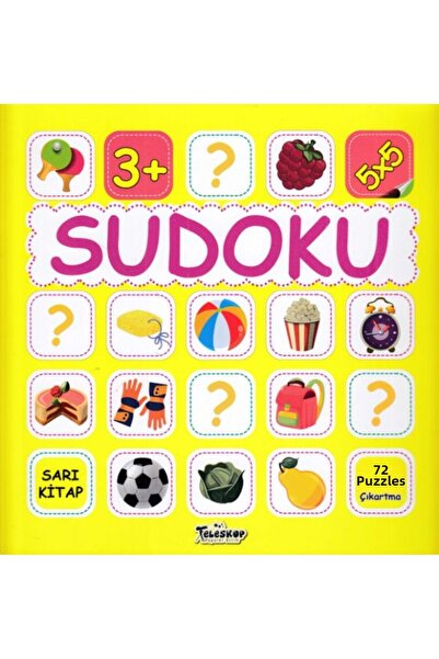 Teleskop Yayınları Sudoku 5X5 Yellow Book